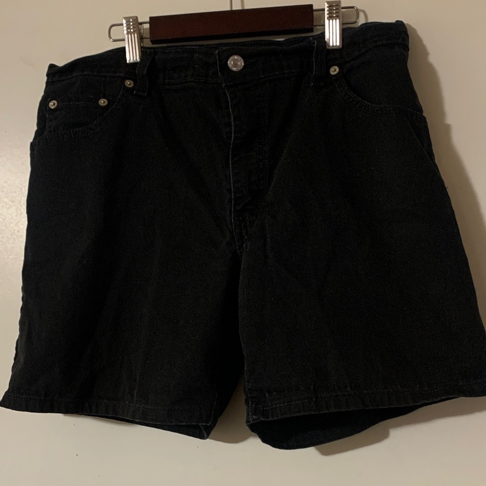 Levi's Black Denim Shorts